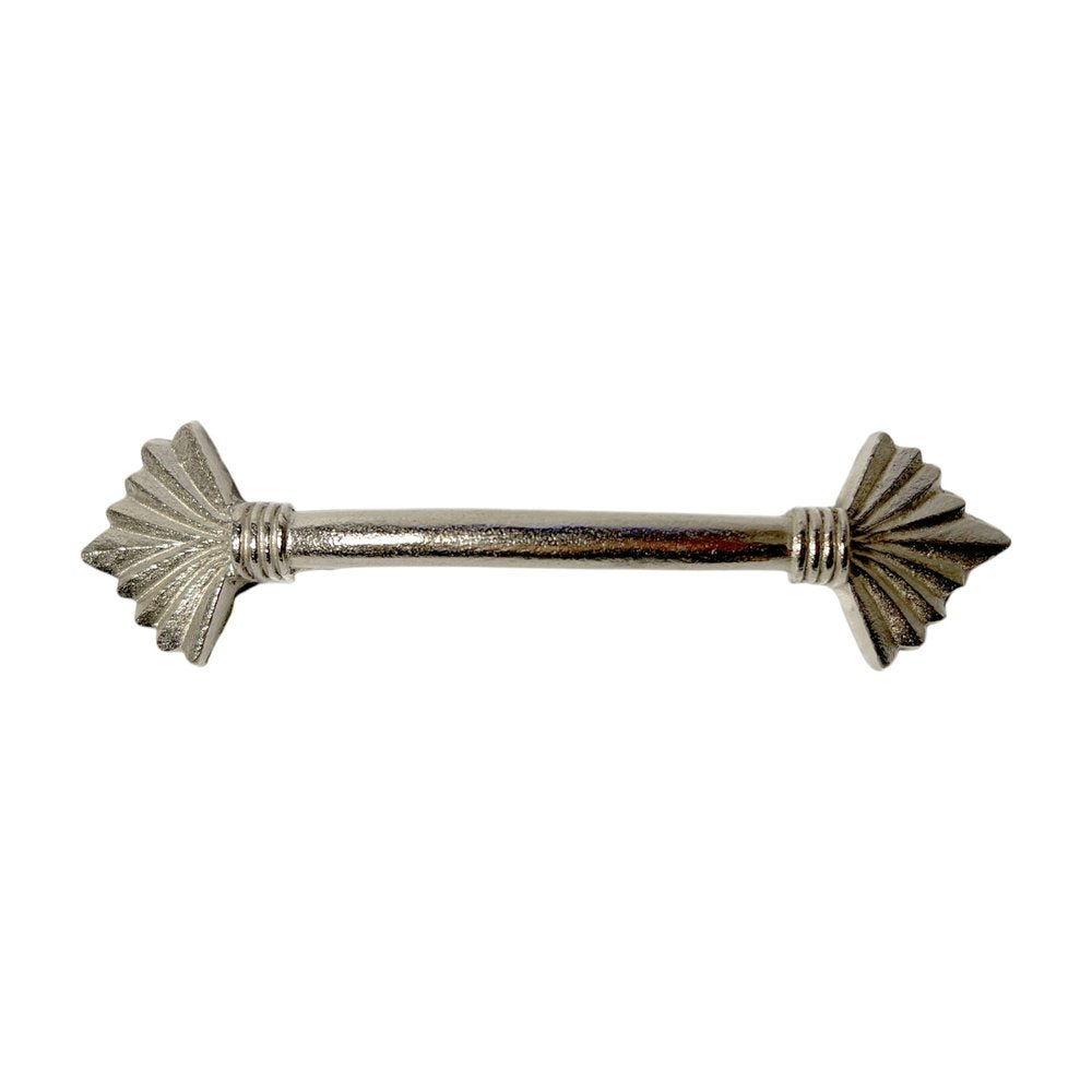 Set of Six Silver Metal Drawer Pull Knobs
