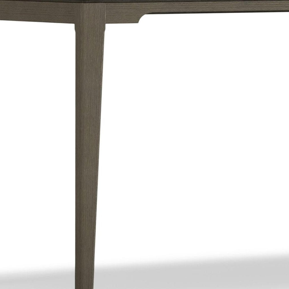 60" White Solid Wood Writing Desk With Two Drawers