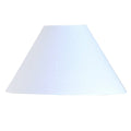 Off White Linen Plain Empire Lamp Shade on a white background