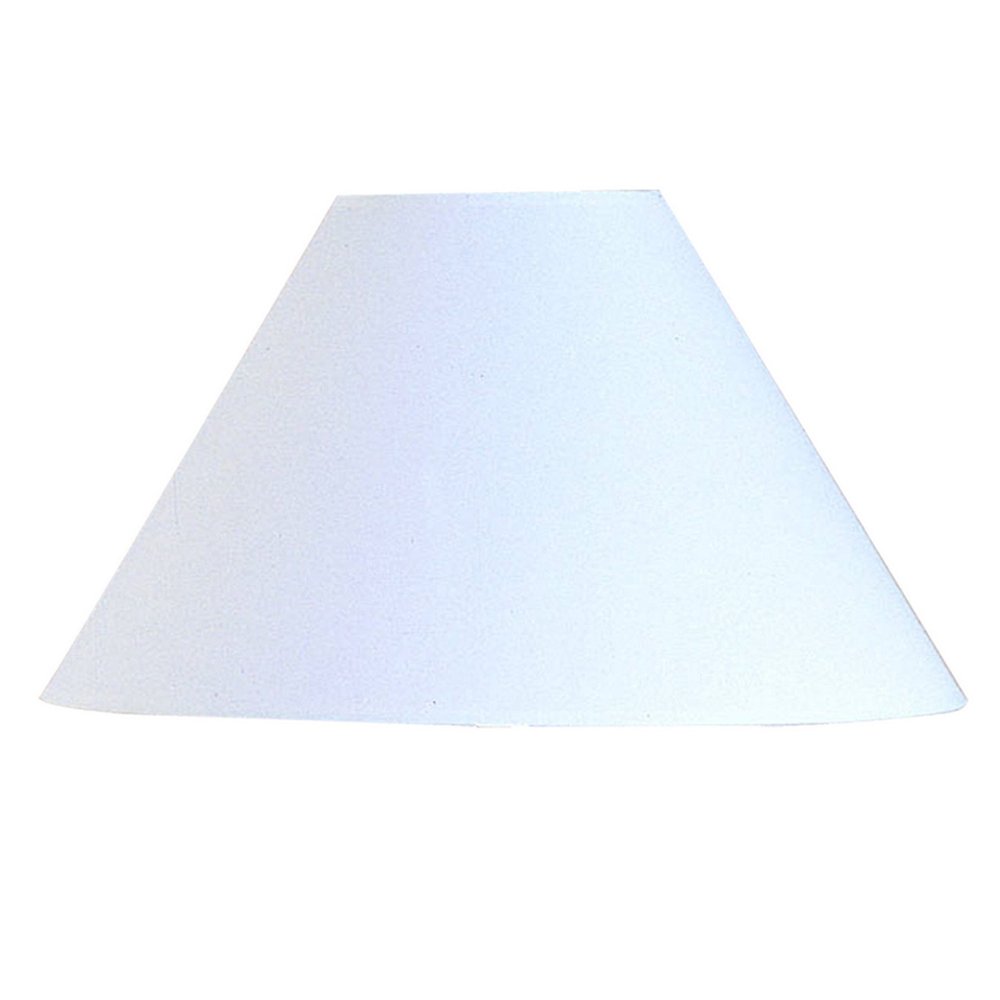Off White Linen Plain Empire Lamp Shade on a white background