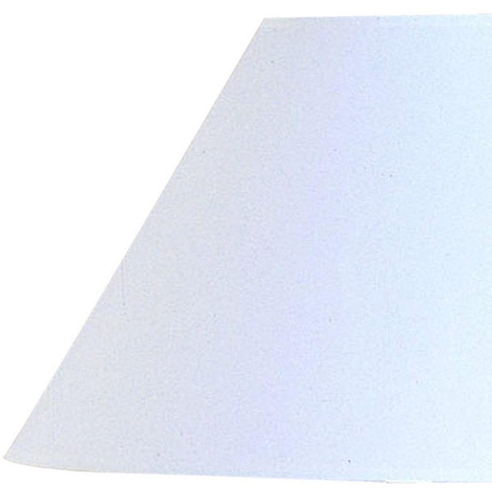 Off White Linen Plain Empire Lamp Shade on a white background