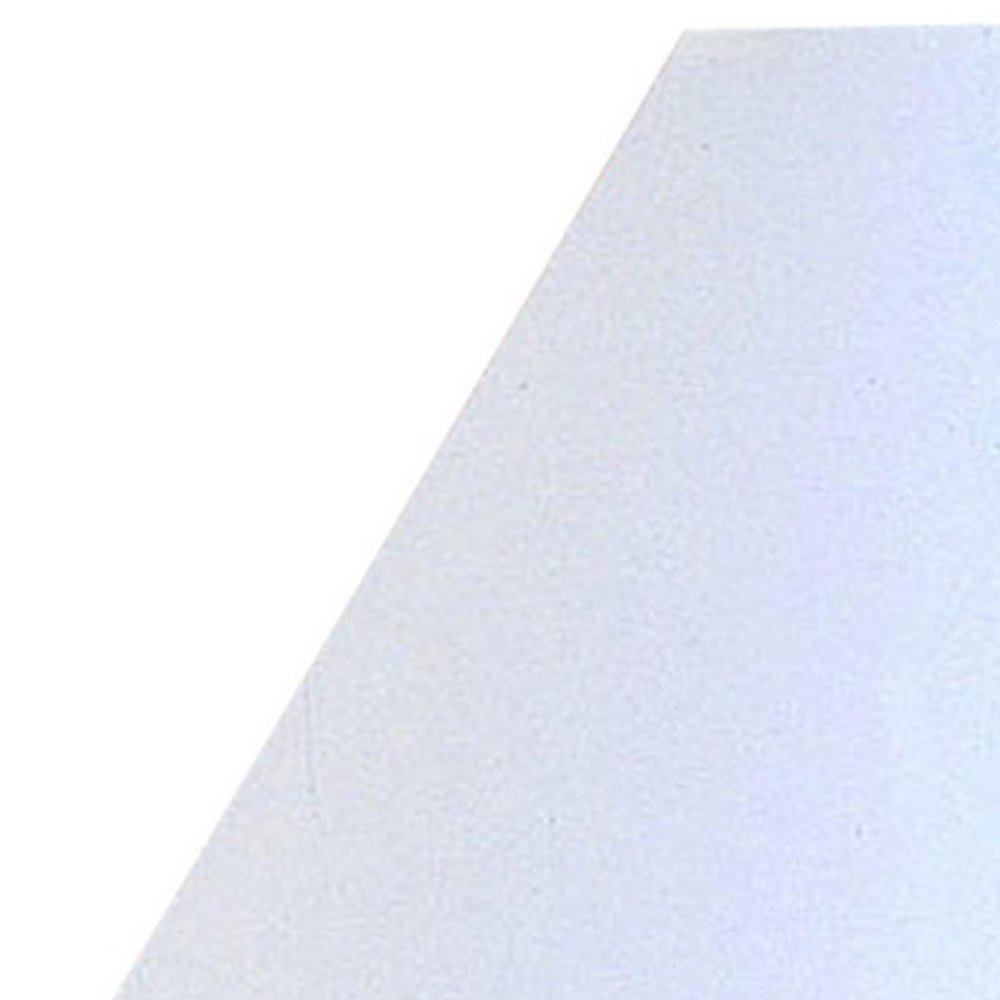 Off White Linen Plain Empire Lamp Shade on a white background