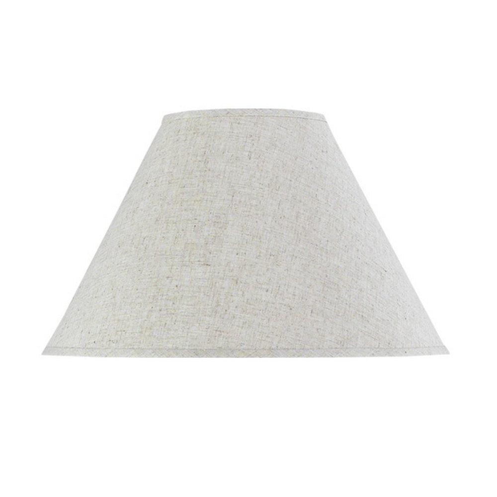 Light Brown Linen Plain Empire Lamp Shade
