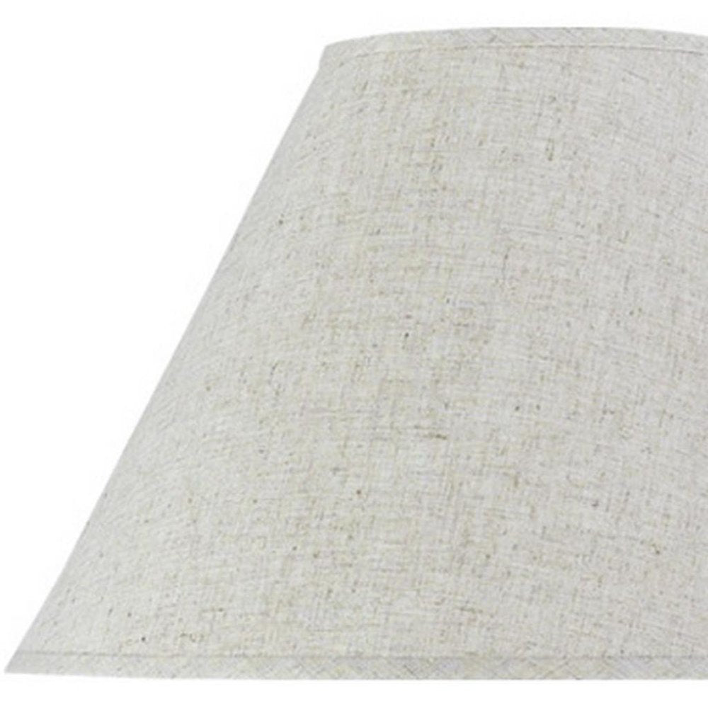 Light Brown Linen Plain Empire Lamp Shade