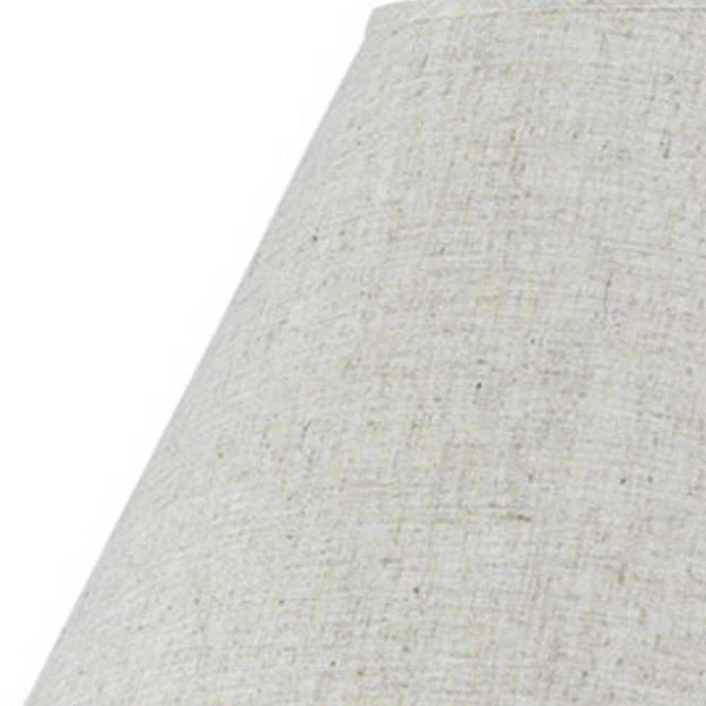 Light Brown Linen Plain Empire Lamp Shade