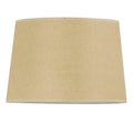 Tan Paper Plain Drum Lamp Shade on a white background