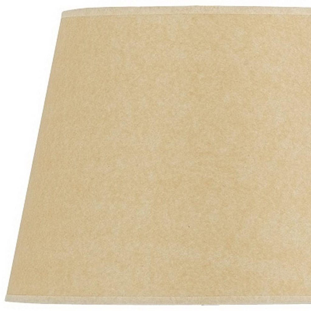 Tan Linen Plain Drum Lamp Shade