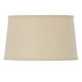 Tan Linen Drum Lamp Shade