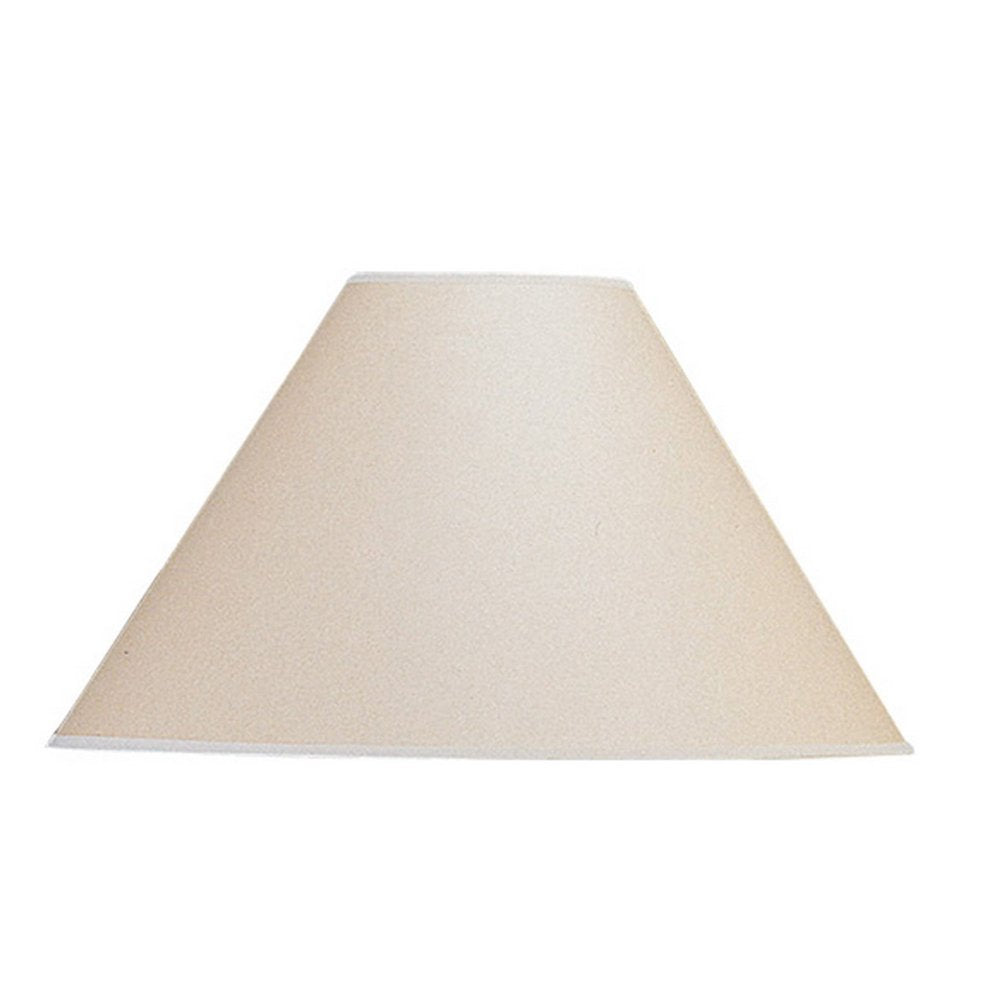 Light Brown Paper Plain Empire Lamp Shade
