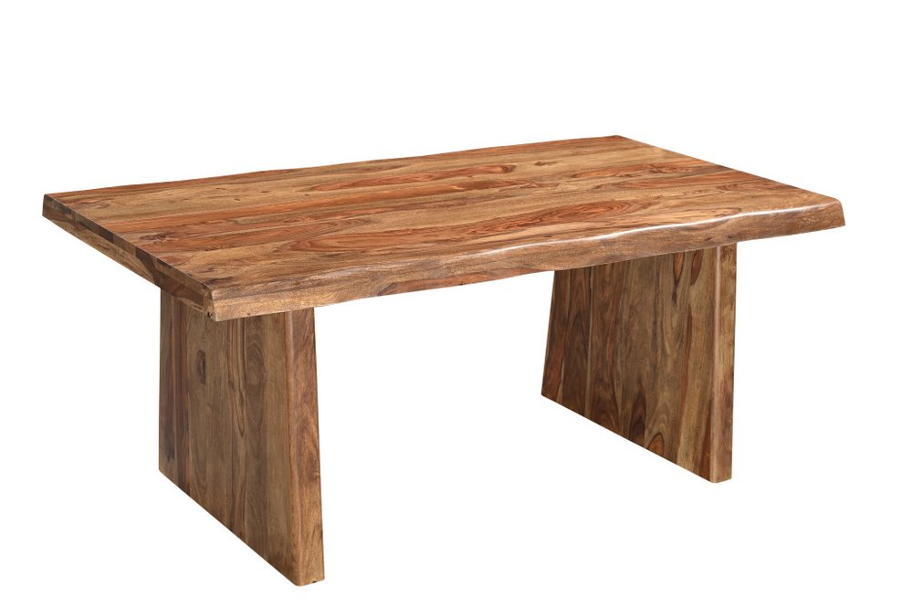 Seven Piece Brown Solid Wood Dining Set with Six Chairs and One Bench - 30.00" H x 74.00" W x 38.00" D on a white background
