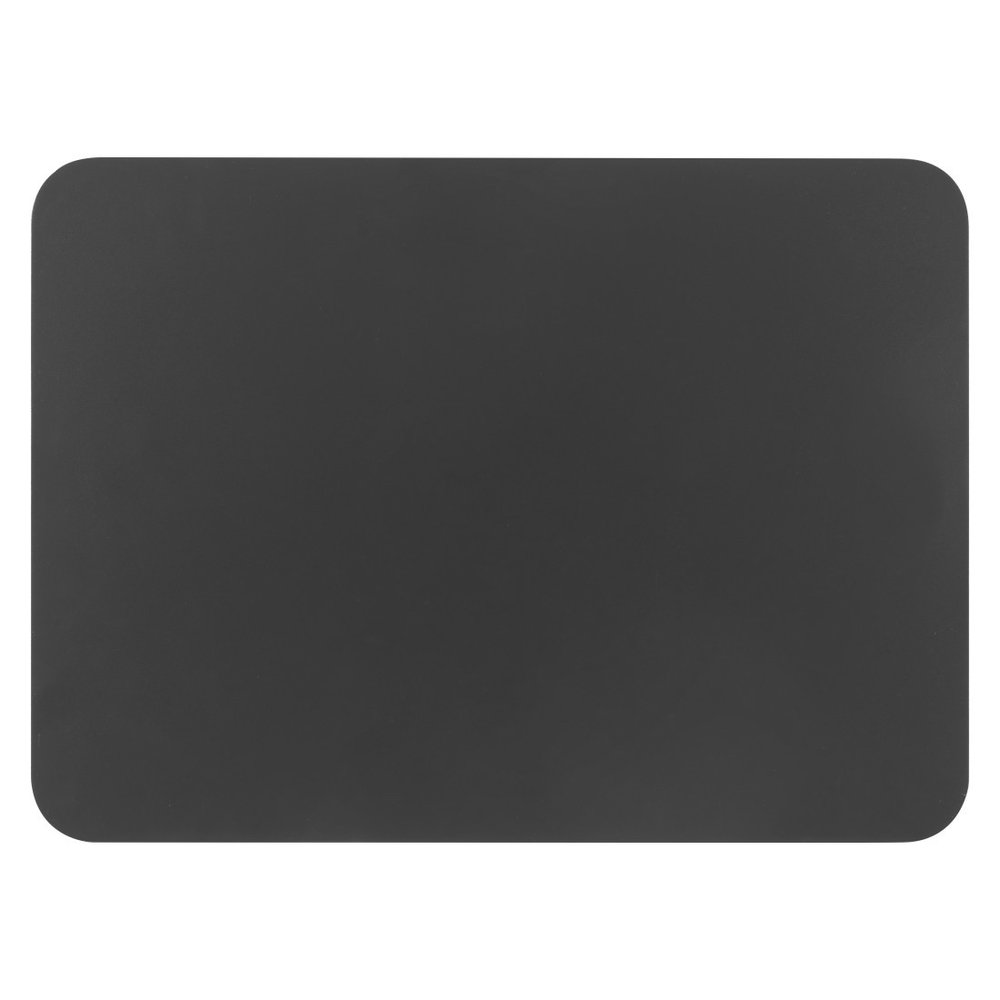22" Black Aluminum Outdoor Side Table. Outdoor table isolated on a plain white background, showing a black metal surface.