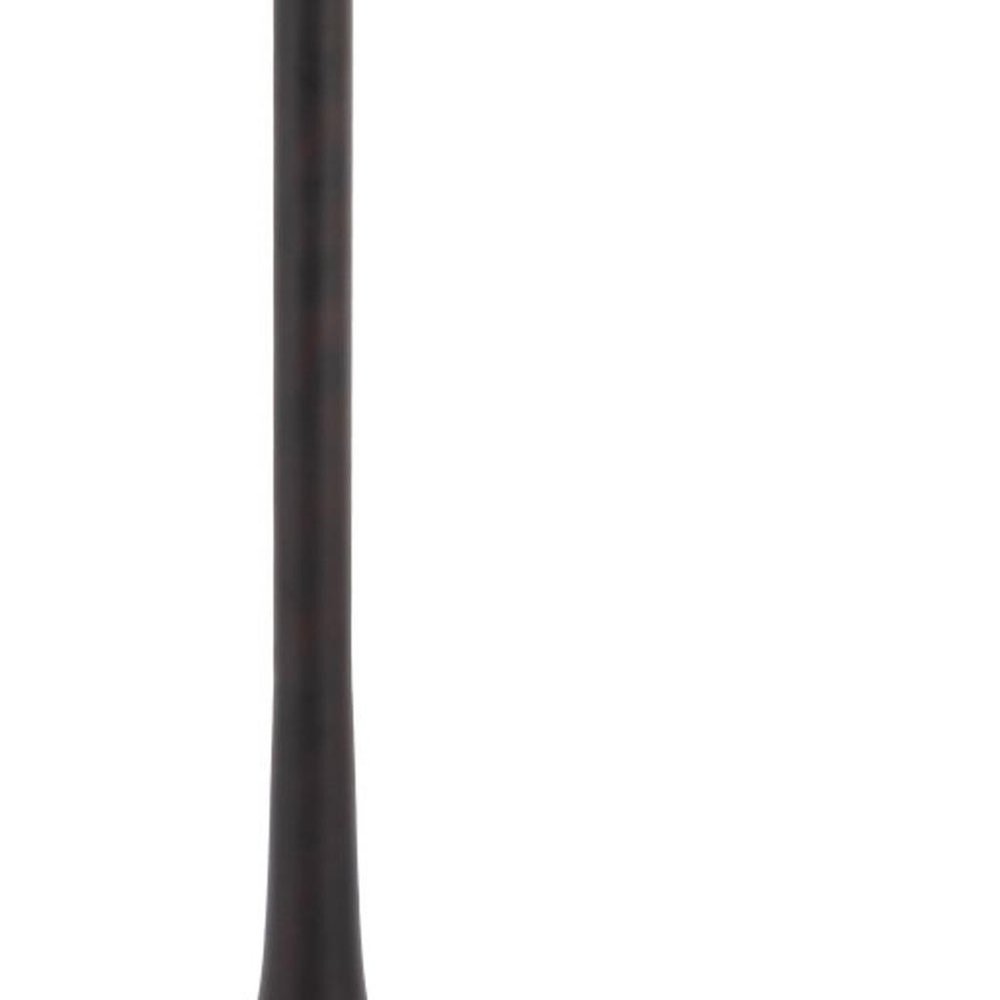 Dark brown wood table leg with a tapered shape against a white background.