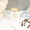 Set of Seven Alder White Lavender Scented Flameless Indoor Outdoor Candle Jar Candles Round Jar