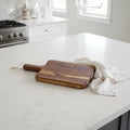 17" Brown Solid Wood Cutting Board
