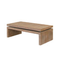 48" Natural Wood Distressed Frame Coffee Table