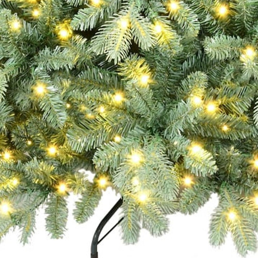 7' Pre Lit Full Spruce Christmas Tree close-up detail