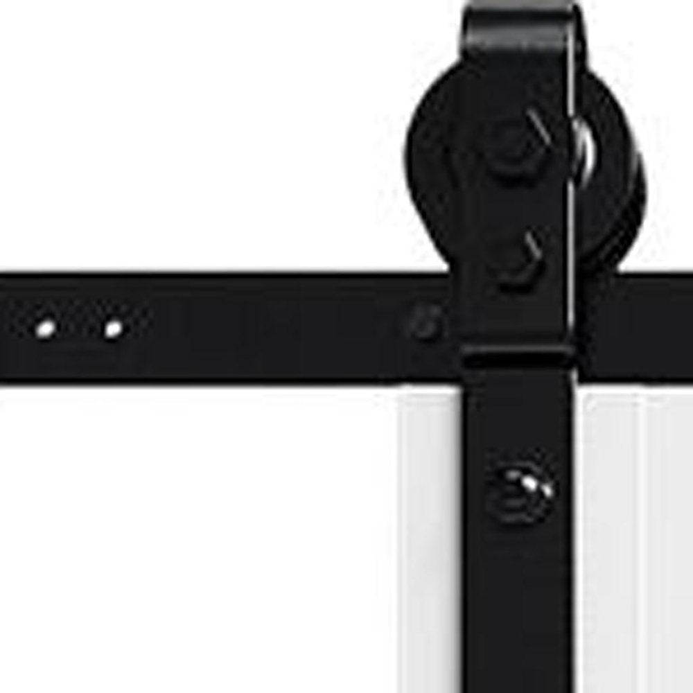 Set Of Two 84" X 32" White Wood Bi-Fold Door