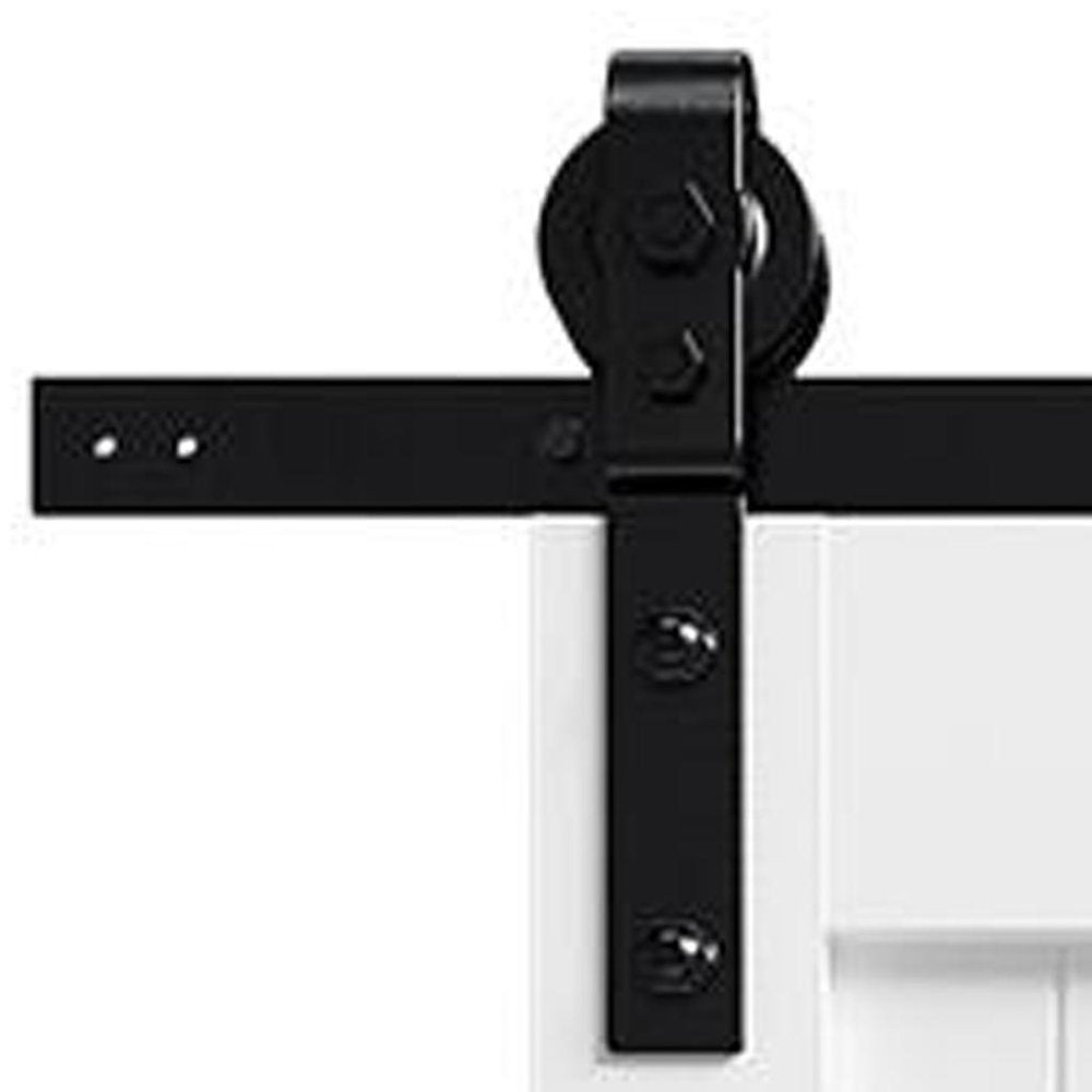 Set Of Two 84" X 32" White Wood Bi-Fold Door