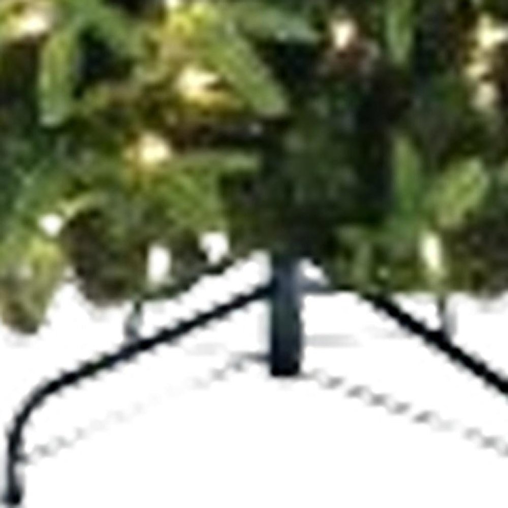 7.5' Pre Lit Full Pine Christmas Tree With Decorations