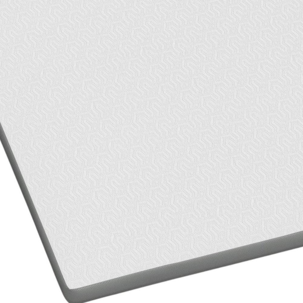 2" White Gel Memory Foam King Mattress Topper