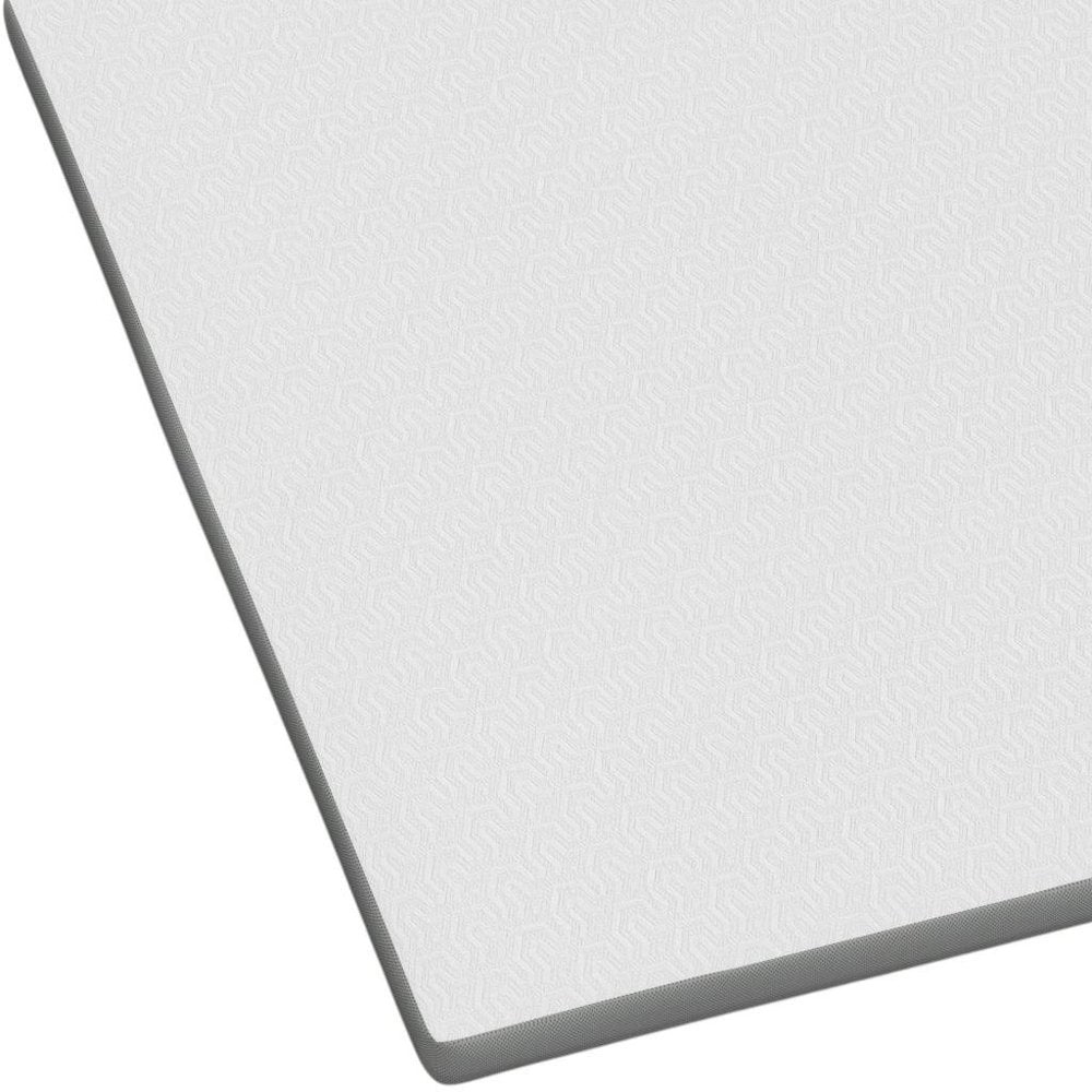 2" White Gel Memory Foam King Mattress Topper