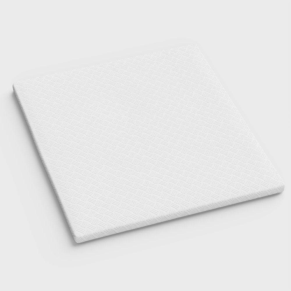 4" White Memory Foam Twin Mattress Topper