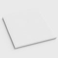 4" White Memory Foam Twin Mattress Topper. Mattress topper isolated on a plain white background, in a white finish.