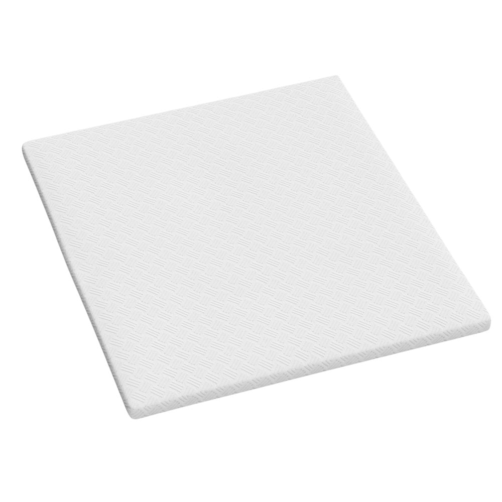 4" White Memory Foam Twin Mattress Topper