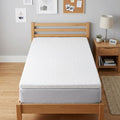 4" White Memory Foam Twin Mattress Topper