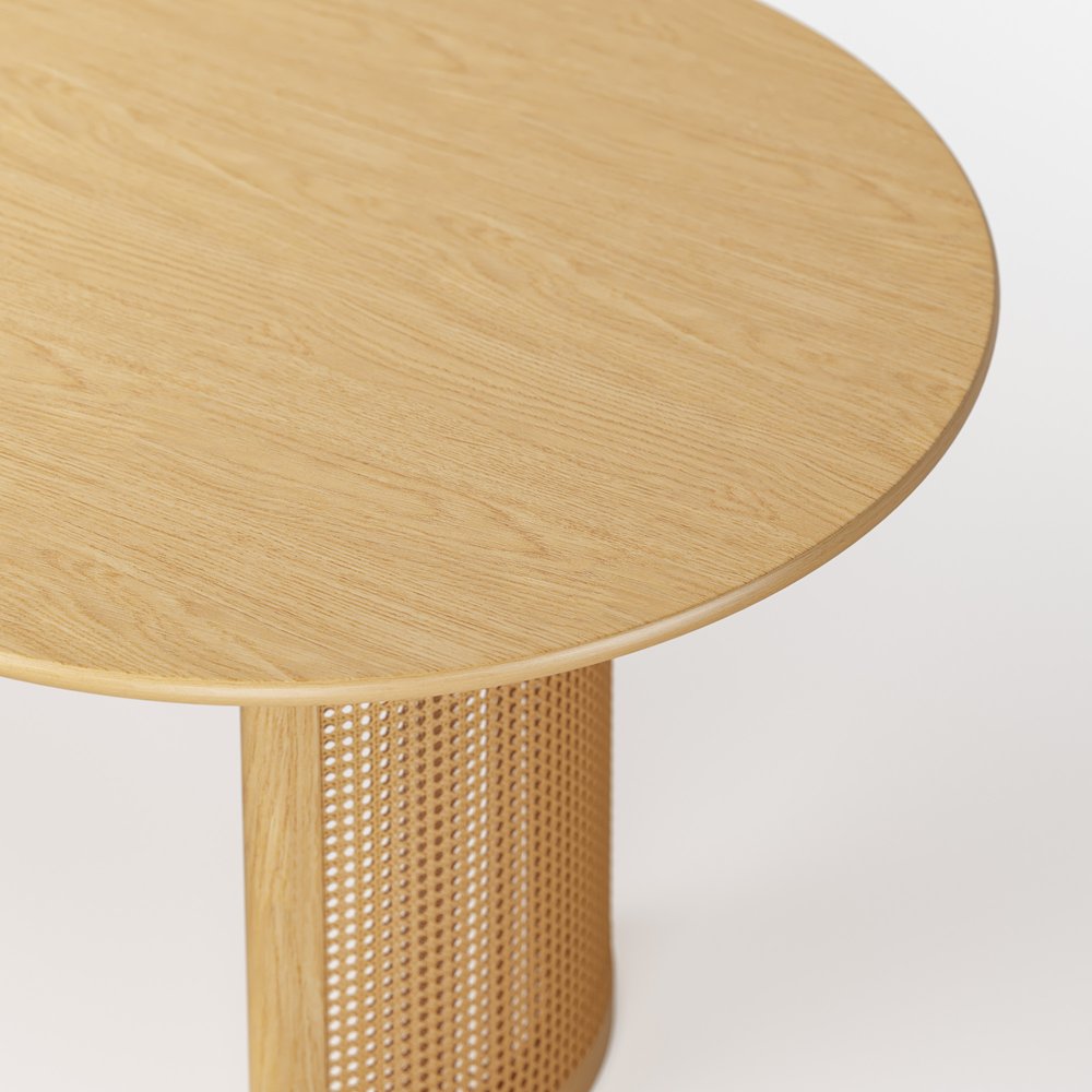 79" Natural Solid Wood Double Pedestal Base Oval Dining Table