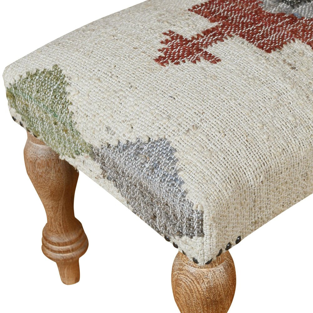 Beige Fabric and Solid Manufactured Wood Free Form Solid Furniture Set