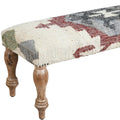 Beige Fabric and Solid Manufactured Wood Free Form Solid Furniture Set