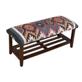 Brown Fabric and Solid Manufactured Wood Free Form Solid Furniture Set on a white background
