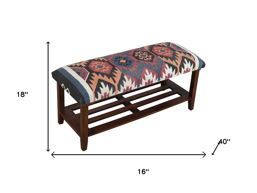 Brown Fabric and Solid Manufactured Wood Free Form Solid Furniture Set
