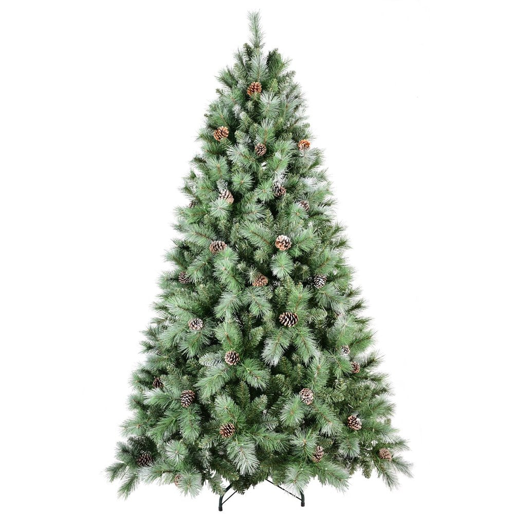 8' Full Pine Christmas Tree on a white background