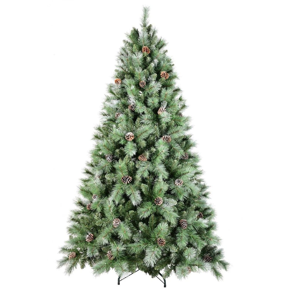 8' Full Pine Christmas Tree on a white background
