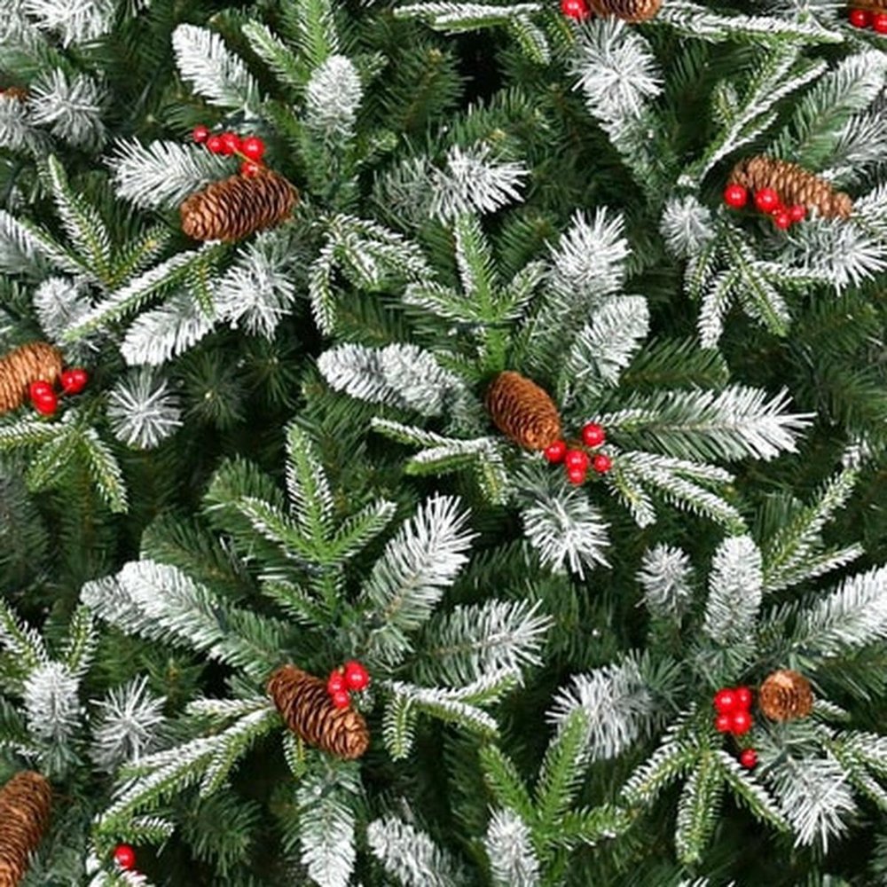 8' White Full Pine Christmas Tree