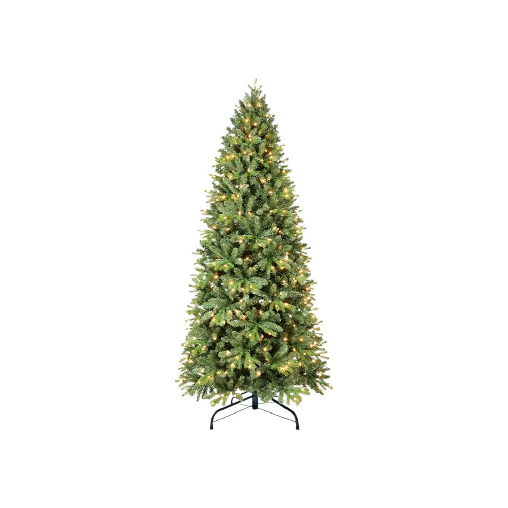 7' Pre Lit Full Pine Christmas Tree