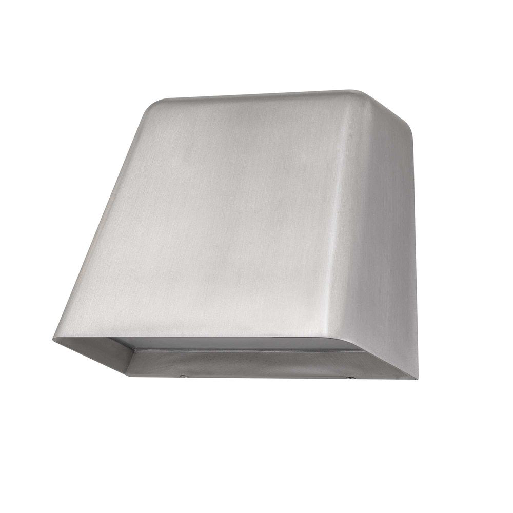 Silver LED Dimmable Outdoor Hanging Light - 4.63" H x 5.50" W x 3.00" D