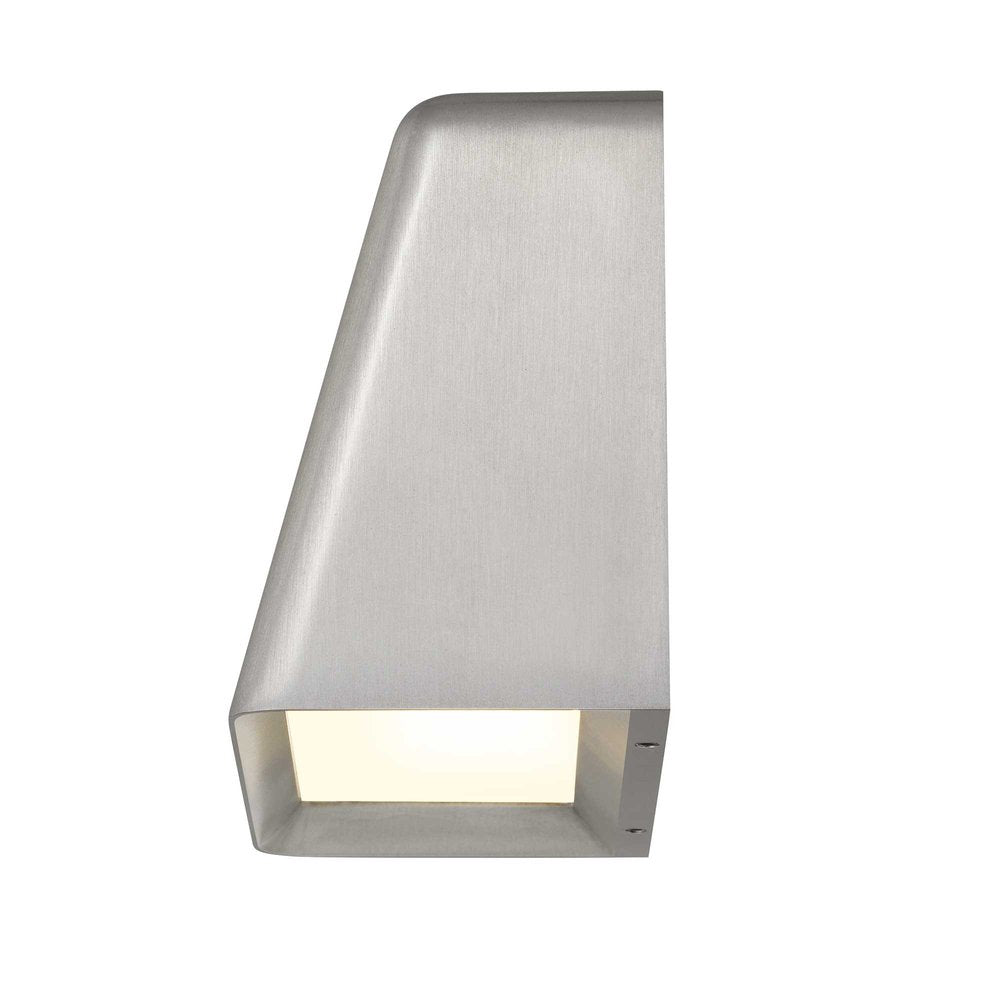 Silver LED Dimmable Outdoor Hanging Light - 4.63" H x 5.50" W x 3.00" D