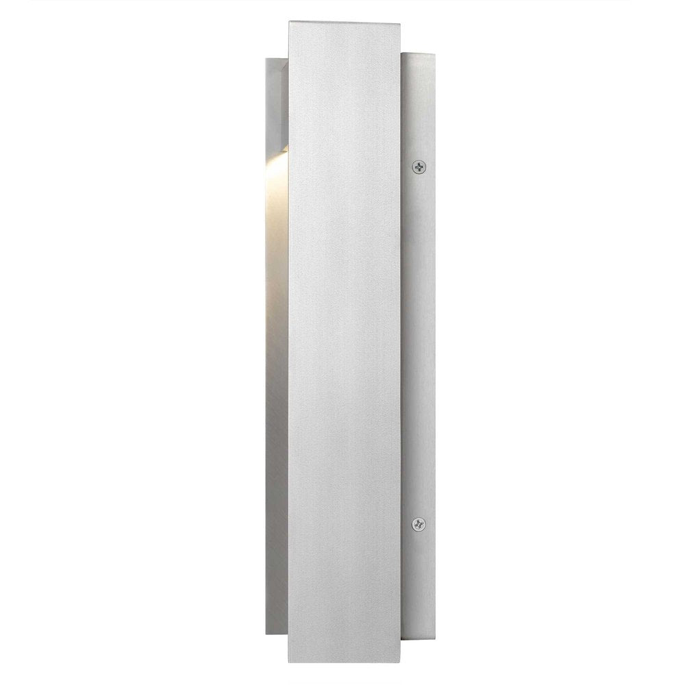 Silver LED Dimmable Outdoor Hanging Light - 14.00" H x 5.50" W x 3.38" D