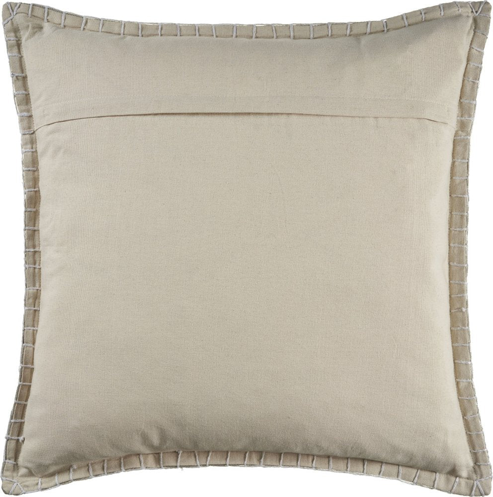 Set of Two 22" X 22" Gray Lumbar Cotton Throw Pillow Covers