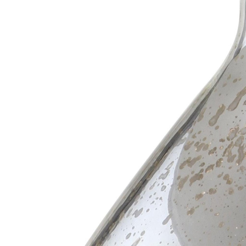 31" Gold Novelty Table Lamp With Globe Shade. Table lamp isolated on a plain white background.