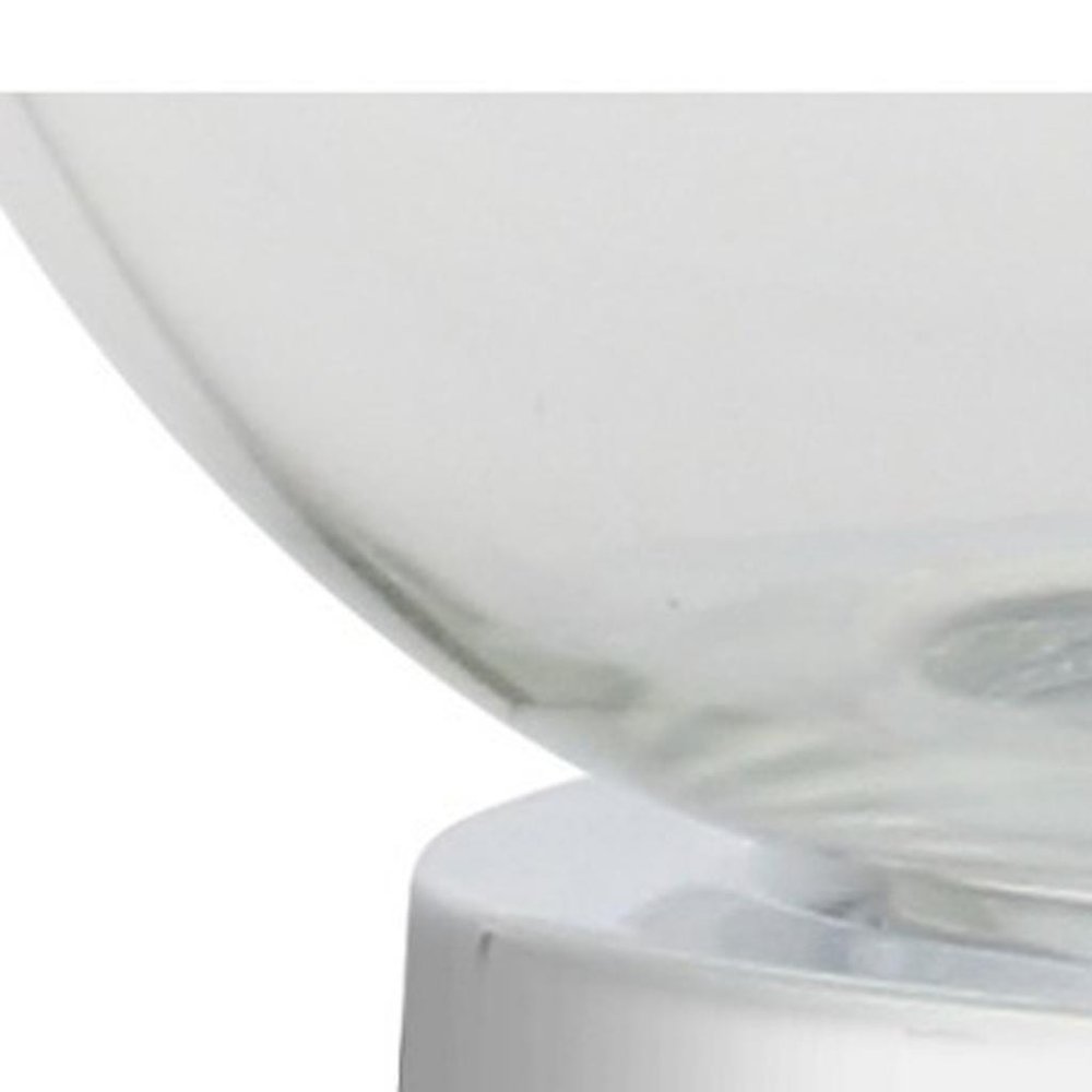 Set of Two 25" Silver Novelty Table Lamps With Drum Shades