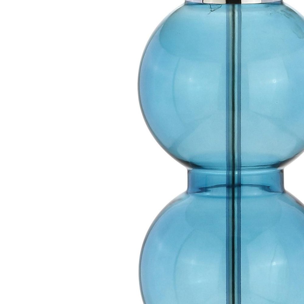 Set of Two 27" Silver Novelty Table Lamps With Drum Shades - SKU 715771