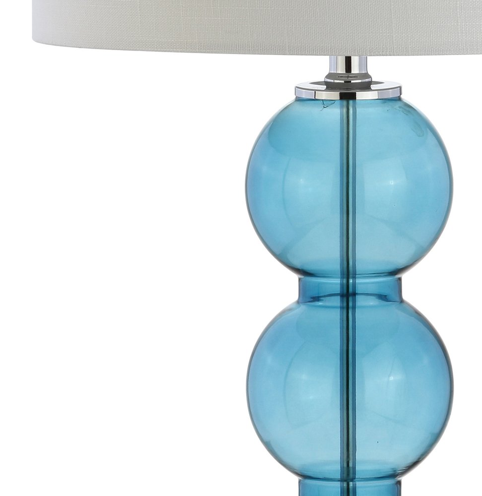 Set of Two 27" Silver Novelty Table Lamps With Drum Shades - SKU 715771