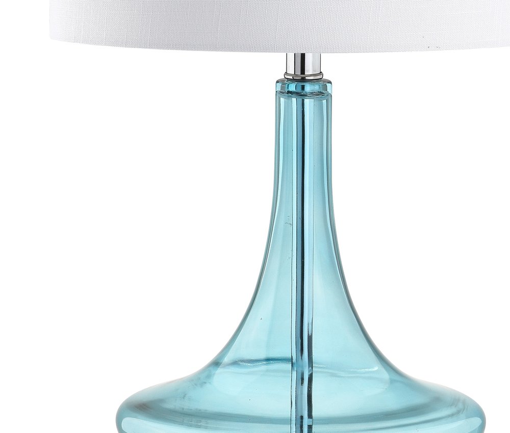 Set of Two 26" Silver Novelty Table Lamps With Drum Shades on a white background