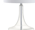 Set of Two 26" Silver Novelty Table Lamps With Drum Shades