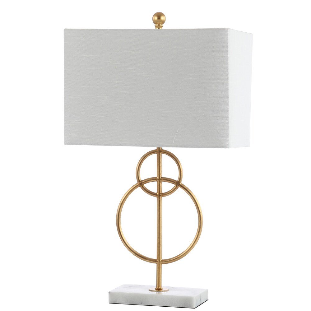 26" White Novelty Table Lamp With Shade. Table lamp isolated on a plain white background, in a white finish.
