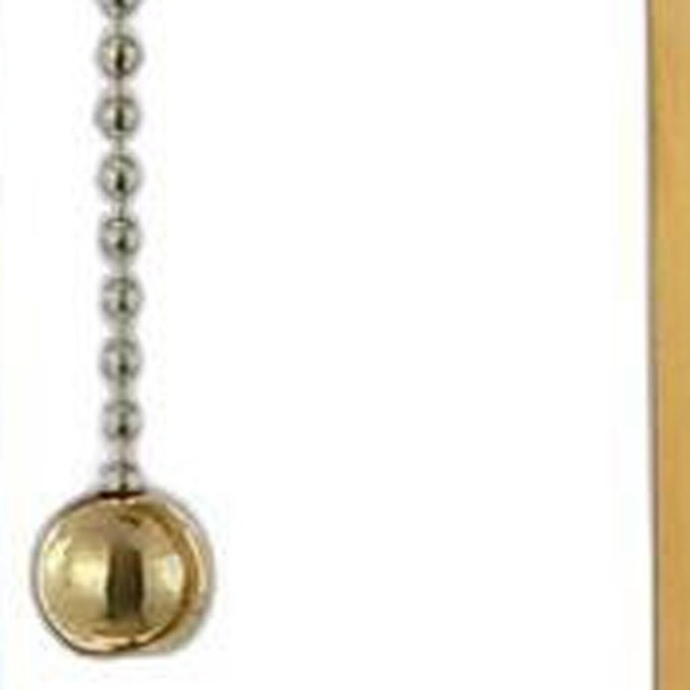 Set of Two 29" Gold Table Lamps With Shades on a white background